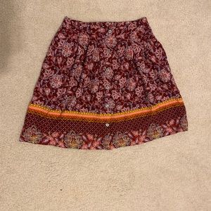 Floral skirt